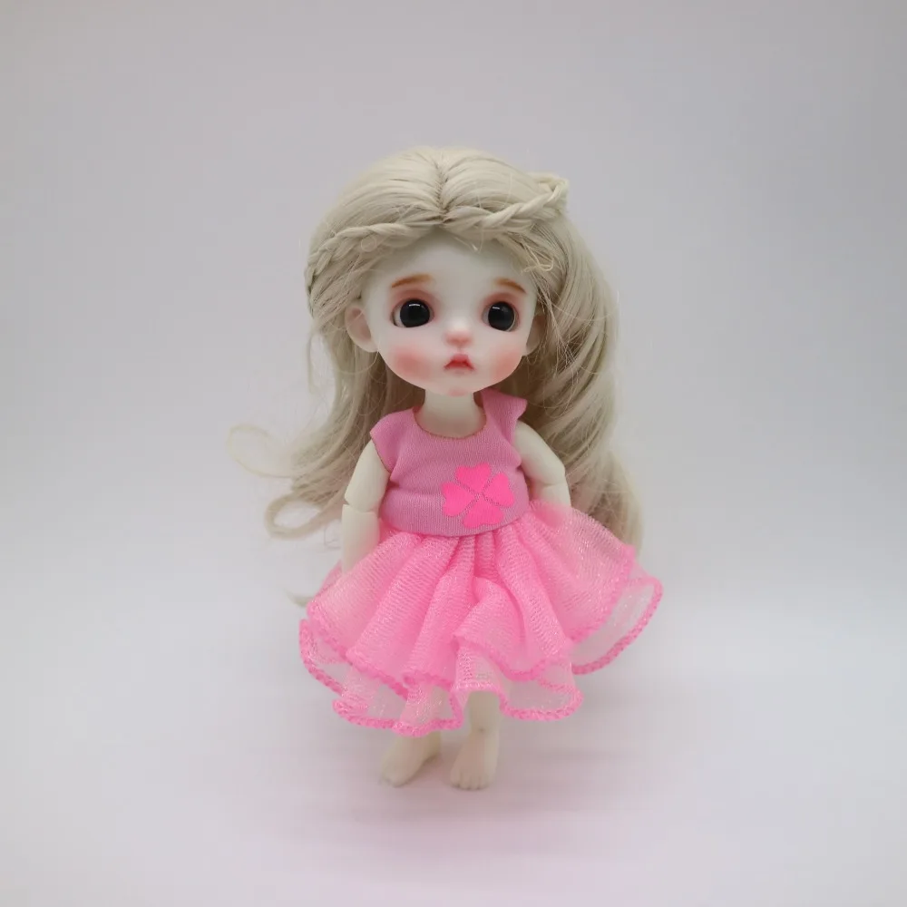 15 см BJD 1/8 кукла суставная Смола включает глаза одежда парики