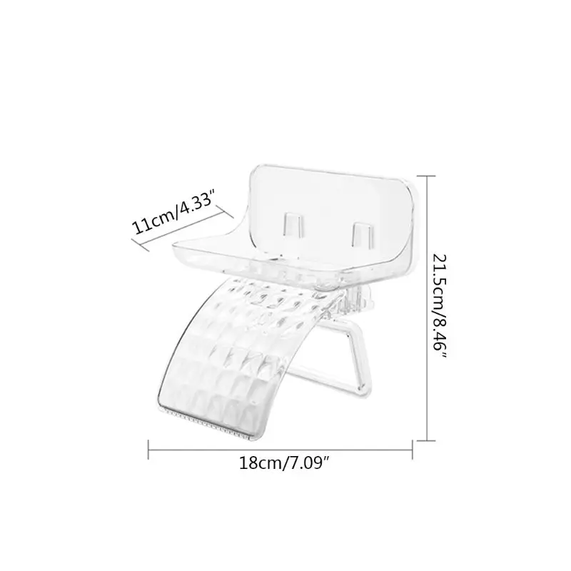 

Toilet Paper Holder with Mobile Phone Storage Shelf Wall Mounted Self Adhesive