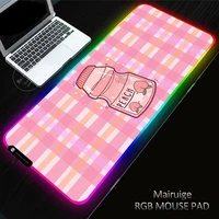 3080cm cute mousepad creative game computer keyboard long tablemat kawaii desk for teen girls mouse pad bedroom office supplies