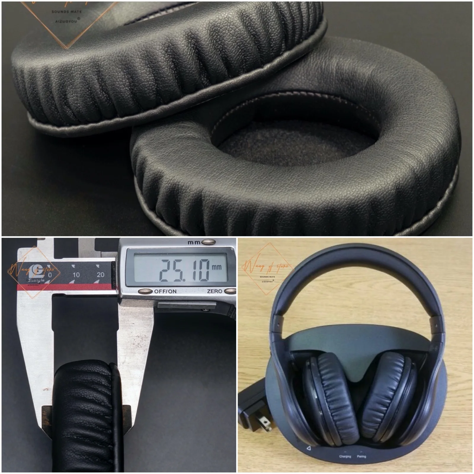 Глубинные медленно восстанавливающие форму амбушюры из пены с эффектом памяти для наушников Insignia NS-WHP314