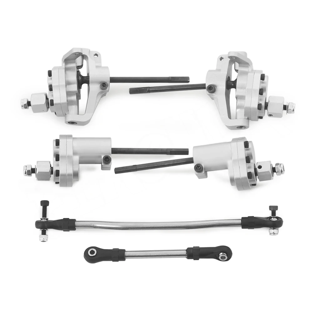 Металлические передние и задние портальные оси с рулевым соединением для 1/10 RC