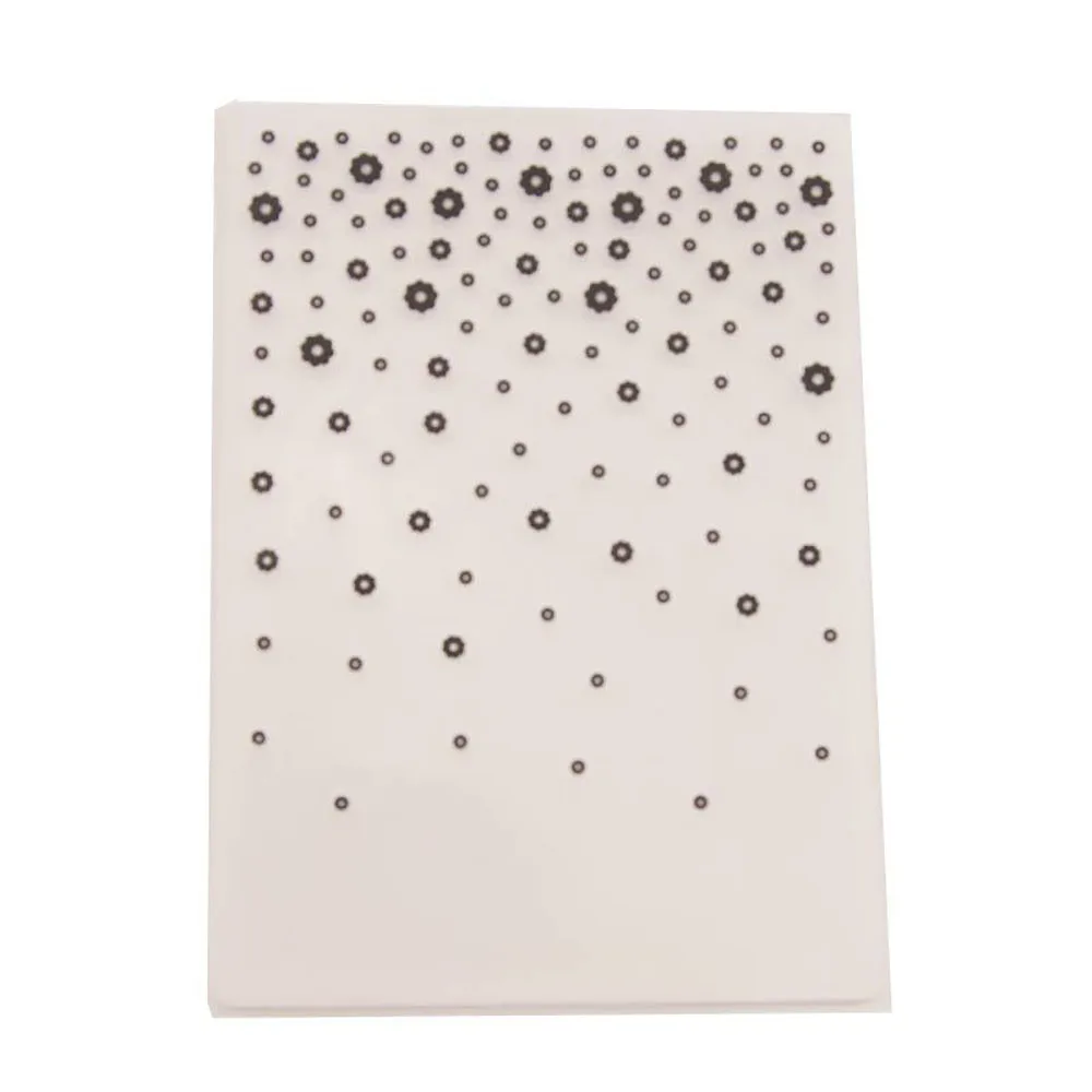 Небольшой цветочный узор тиснение шаблон креативные пластиковые папки для