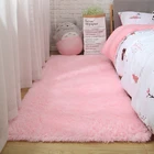 Розовый ковер для девочек, большой пушистый ковер для гостиной, украшение, флисовые пушистые коврики для маленькой девочки, милый домашний ковер для декора комнаты