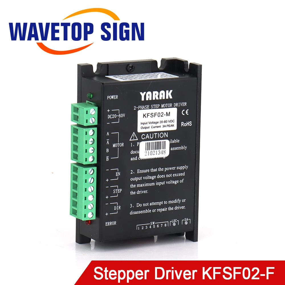 WaveTopSign Yueming Драйвер шагового двигателя YARAK KFSF02 M вместо Y2S3060 для Лазерная