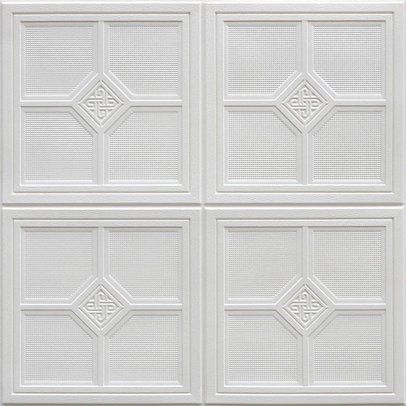 Waterproof Self-adhesive Roof Ceiling Wallpaper 3D Stereo PVC Wall Sticker Living Room TV Background Decor Contact Paper | Дом и сад