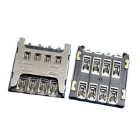 2pcs sim card reader slot tray holder connector socket for lenovo a5860 a5890 k32 c30 k3 k30 t k30 a2580 a3900 a3500 a858t p70t