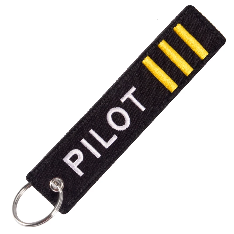 3 шт./партия брелок ювелирный вышивка со пилота ключ цепь для авиационных