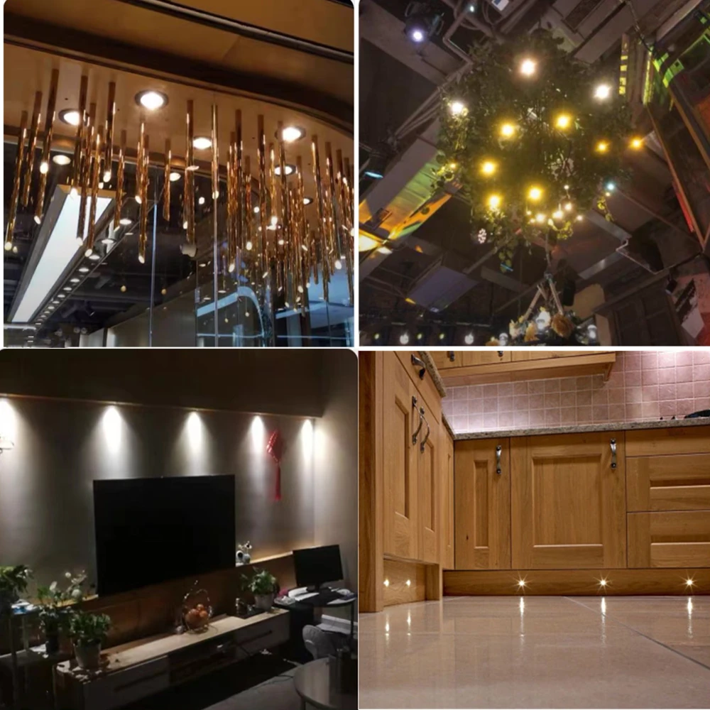 Маленький Точечный светильник 1 Вт миниатюрный Светодиодный точечный 12 В с