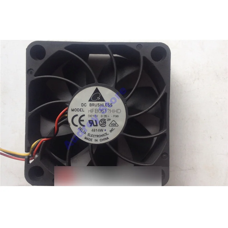 

Оригинальный двухшариковый подшипник Delta 6020 6 см 12В 0.26A HFB0612HHD, большой воздуходувка