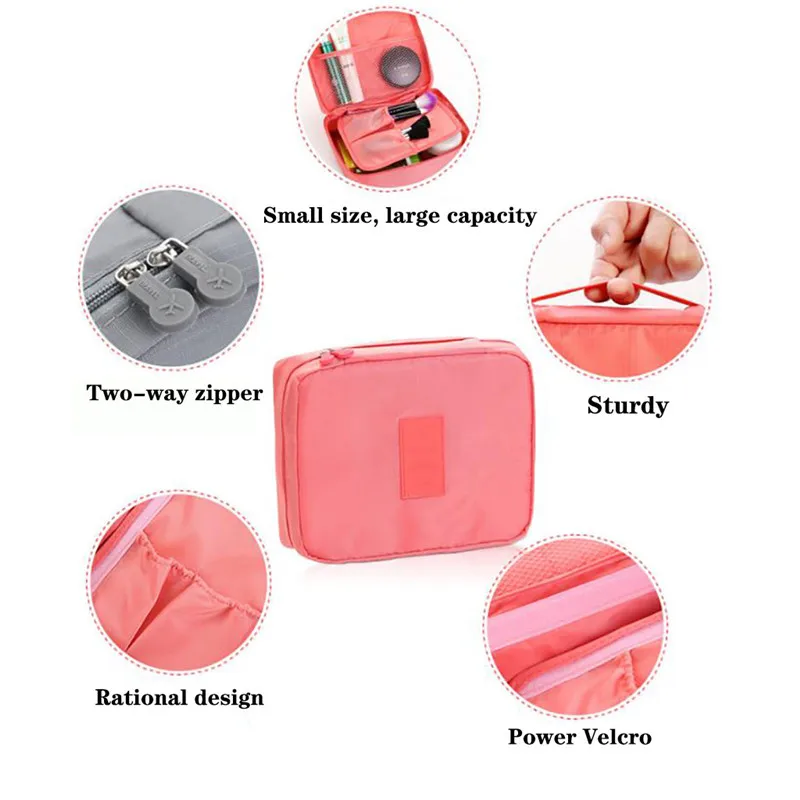 Multi-function Travel Portable Makeup Toiletry Wash Case Organizer Pouch Storage Hanging Bag Cosmetic Bag@D | Дом и сад