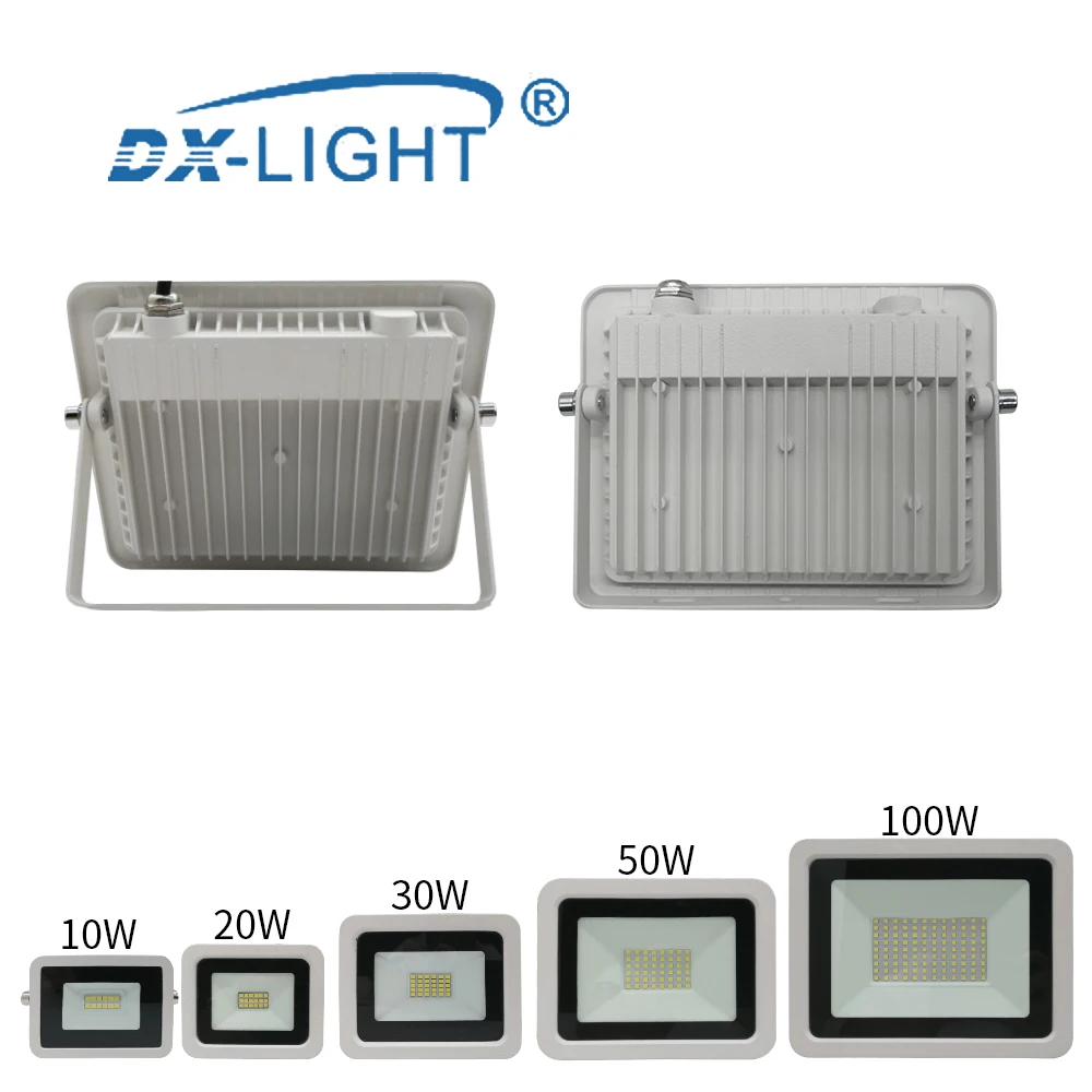 AC 220 V-240 V светодиодный инженерный светильник 10W 20W 30W 50W 100W IP68 водонепроницаемый наружный настенный светильник-отражатель, садовый квадратный точечный светильник
