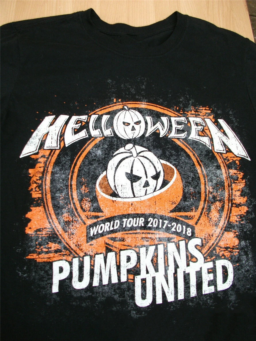 Helloveen Pumpkins Юнайтед мир тур футболка группа Live In Concert grße M Hemd популярная