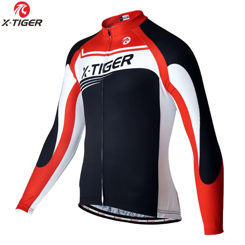Cycling Jersey X-TIGER, сохраняющая тепло, комплект Джерси для велоспорта, Ropa Ciclismo Invierno, одежда для велоспорта, Зимняя Теплая Флисовая одежда для велоспорта, комплект для велоспорта - Цвет: Cycling Jersey