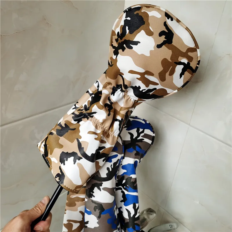 Новинка камуфляжная накладка на голову для водителя гольфа лесопардовые