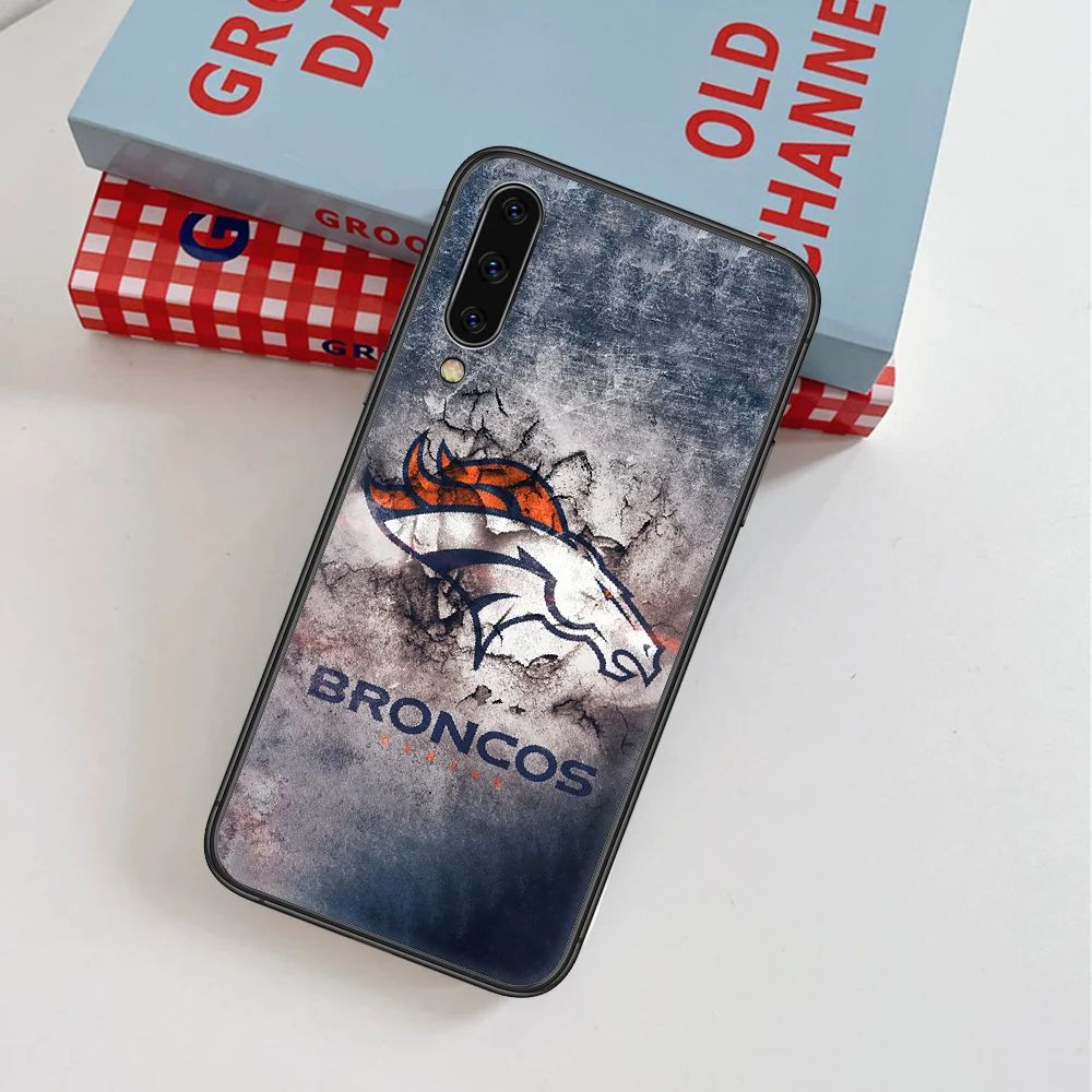 

Denver Bronco Football Phone Case For Samsung Galaxy A 3 5 7 8 10 20 20E 21S 30 30S 40 50 51 70 71 black Back Trend Prime Tpu