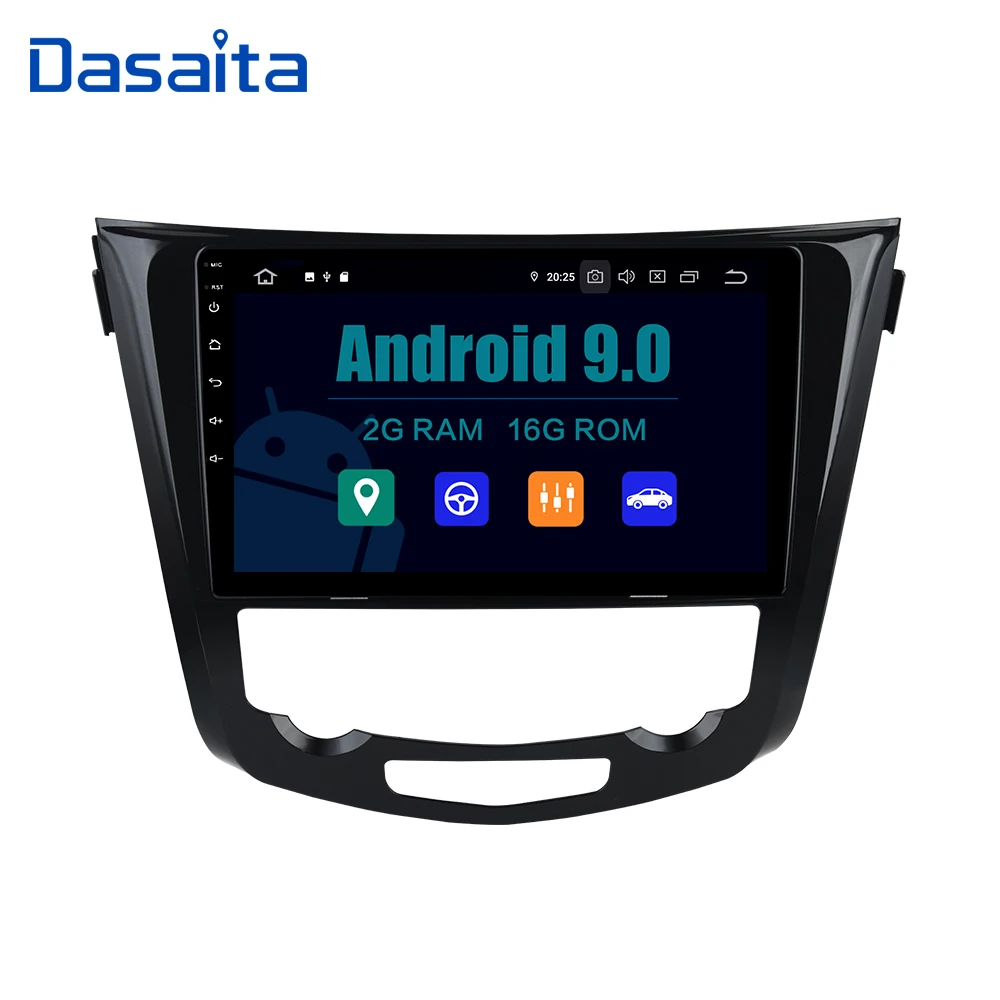 Автомобильная стерео система на Android 9 0 экран 10 2 дюйма для Nissan X Trail Qashqai 2014 2015 2016 2017