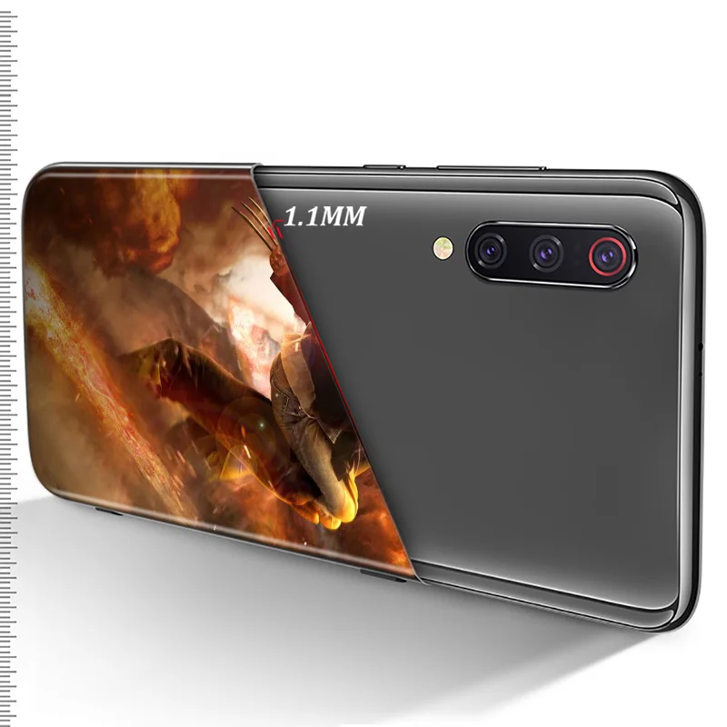 

Marvel Avengers Super Hero Wolverine For Xiaomi Mi 11 11i 10T Note 10 9T 9 SE 8 Lite Pro Ultra 5G TPU Silicone Black Phone Case