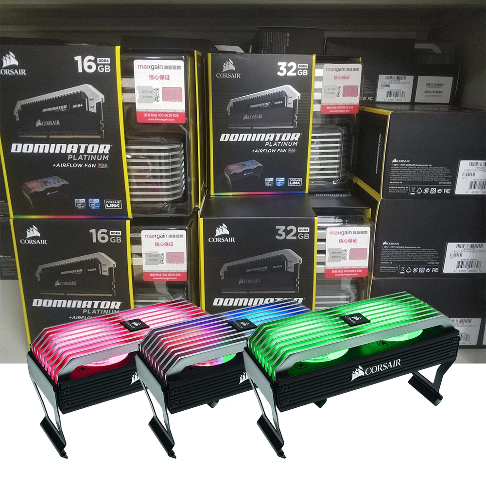 Модуль памяти CORSAIR Platinum16(8GBx2) 32(8GBx4) Новый Двухканальный модуль DDR4 PC4 3600 3200 3000 МГц