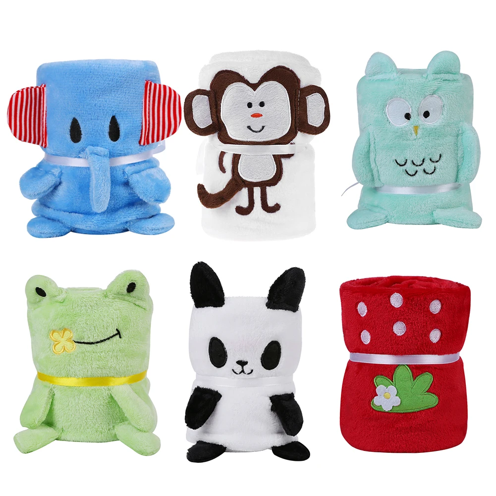 

Cute Cartoon Animal Baby Bath Towel Fleece Hood Infant Towels Blanket Bathrobe Soft Flannel Fleece Infant Blanket