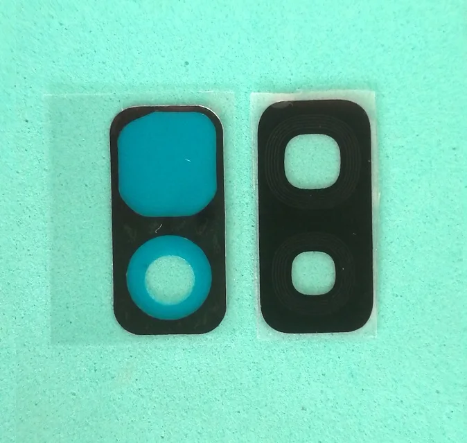 100 шт./лот задний тыловой объектив камеры стеклянная крышка кольцо с клейкой