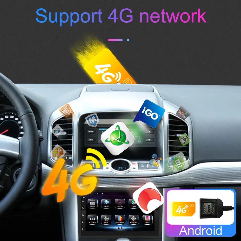 Для Chevrolet Captiva Aveo Lova Gentra Epica Android 9 0 DSP автомобильный Радио мультимедийный видео