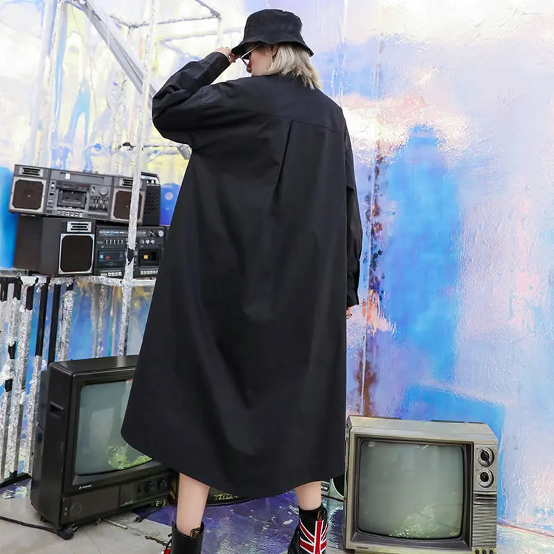 XITAO асимметричное лоскутное карманное платье индивидуальная женская одежда 2019