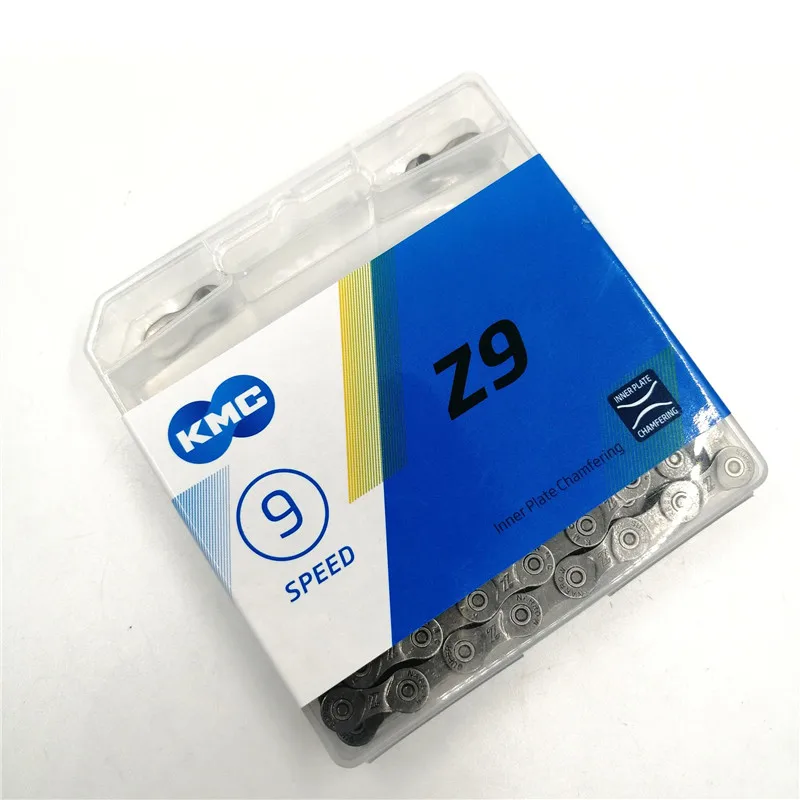 Z9-116L 9s Цепь KMC 6-7-8-9-10-11-12 Скоростей 116л 118л 126л MissingLink MTB горный велосипед дорожный велосипед Складная велосипедная цепь X8 X9 X11 X12 EL - Цвет: Z9-116L 9s