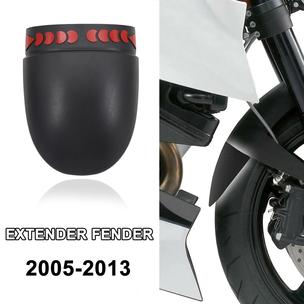 

New Motorcycle Accessories For 990 Superduke R 2005 - 2013 Black Front Mudguard Fender Rear Extender Extension