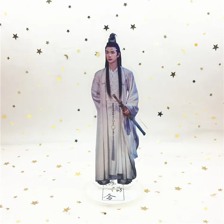 1-10 Grandmaster of Demonic Cultivation брелок Lan Wangji Wu Wuxian модная новинка Персонализированная акриловая цепочка для ключей ювелирные изделия - Цвет: 1-10