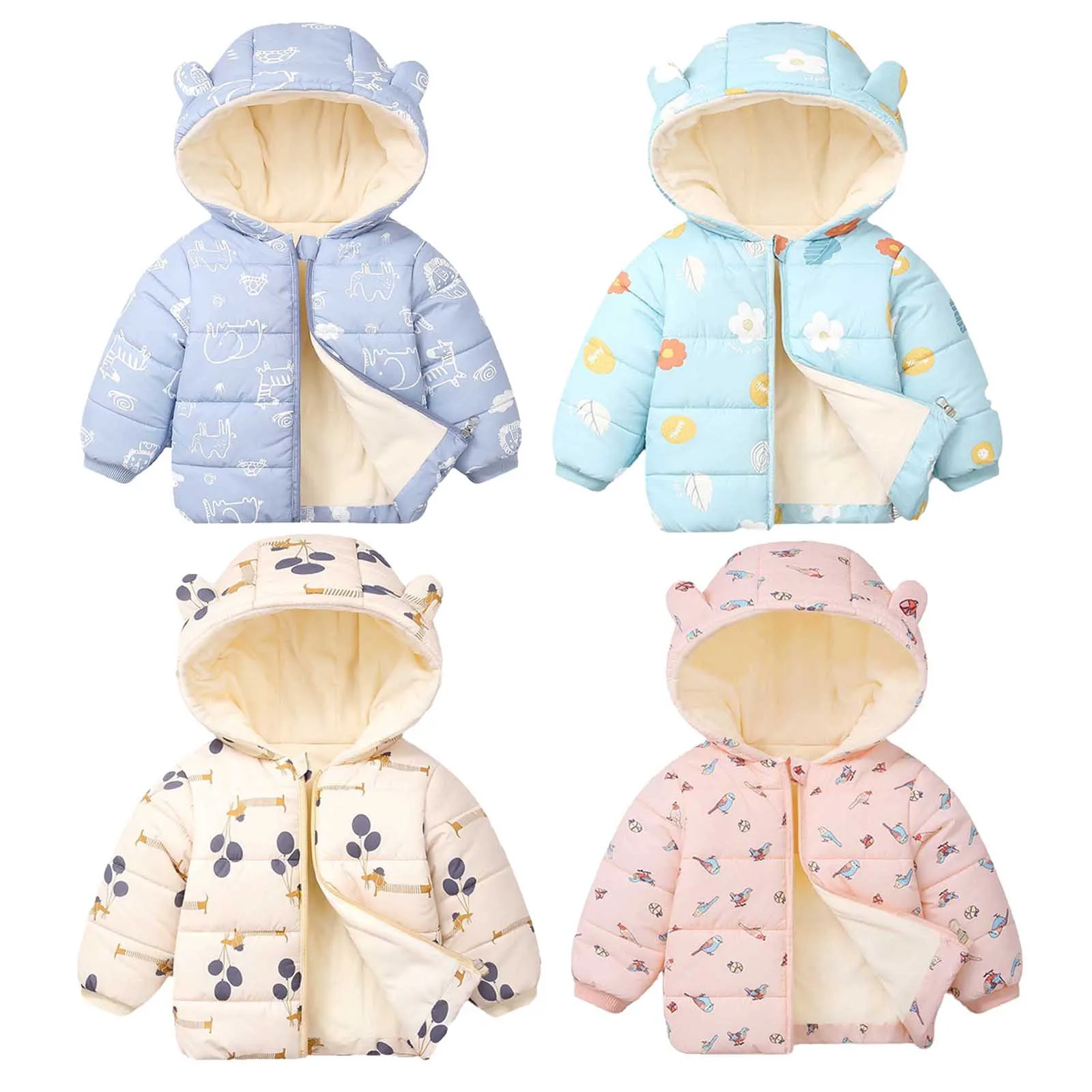 

2021 New Fashion Kids Coat Boys Girls Thick Coat Padded Winter Jacket Clothes Down Jacket Manteau Fille Children Clothing