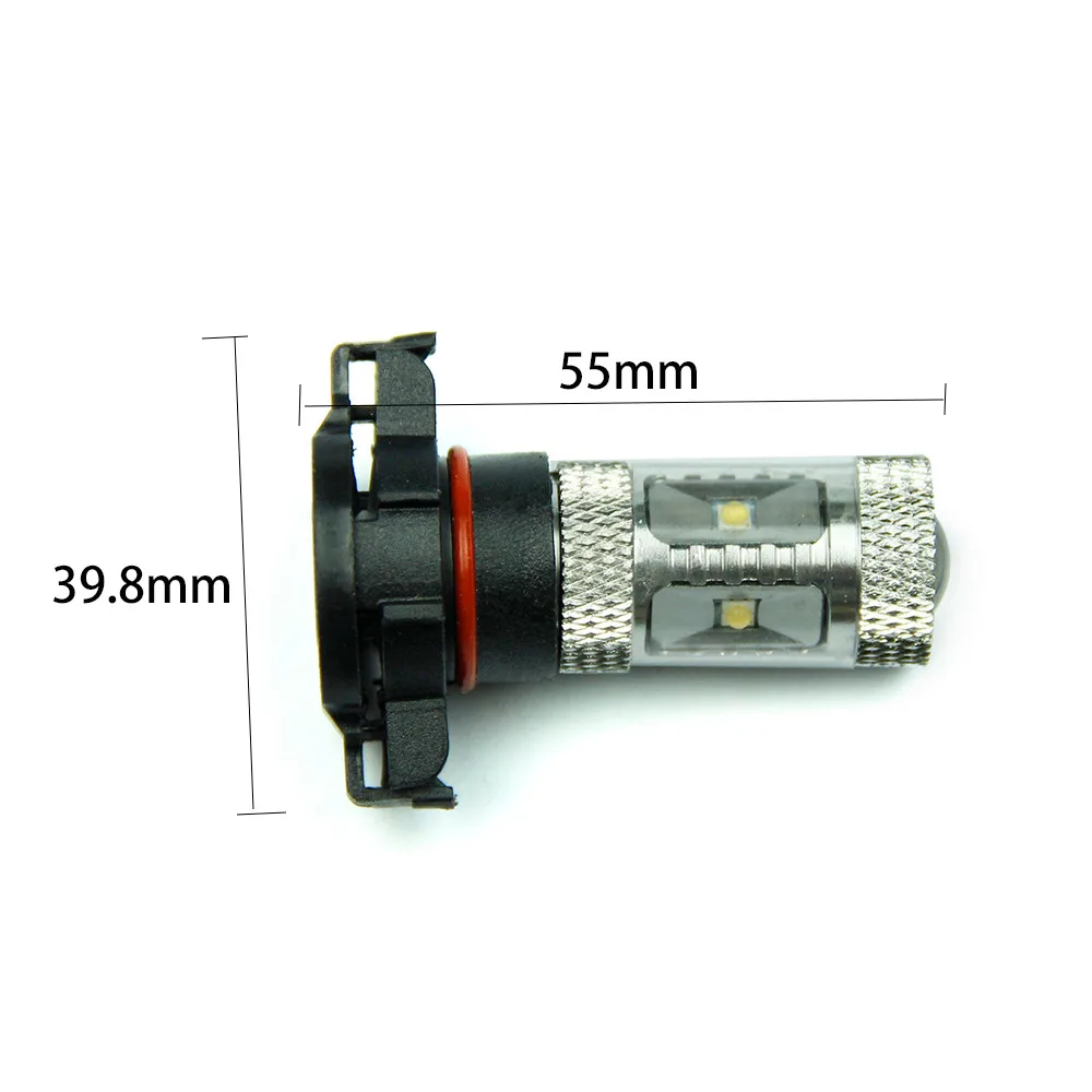 Kongyide автомобильный светильник 2x H16 P16W/PSX24W 30 Вт светодиодный налобный фонарь 12 В Автомобильная противотуманная фара для вождения DRL светильник аксессуары для ламп для автомобиля