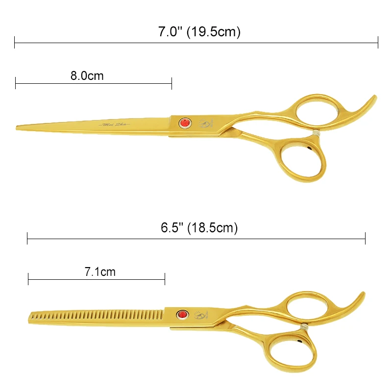 Meisha 7 дюймов набор ножниц для груминга домашних животных Профессиональный кота