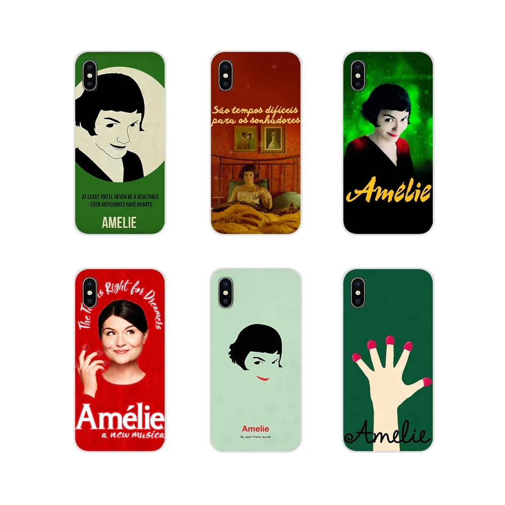 Классический прозрачный мягкий чехол Amelie poster для Huawei G7 G8 P8 P9 P10 P20 P30 Lite Mini Pro P Smart Plus