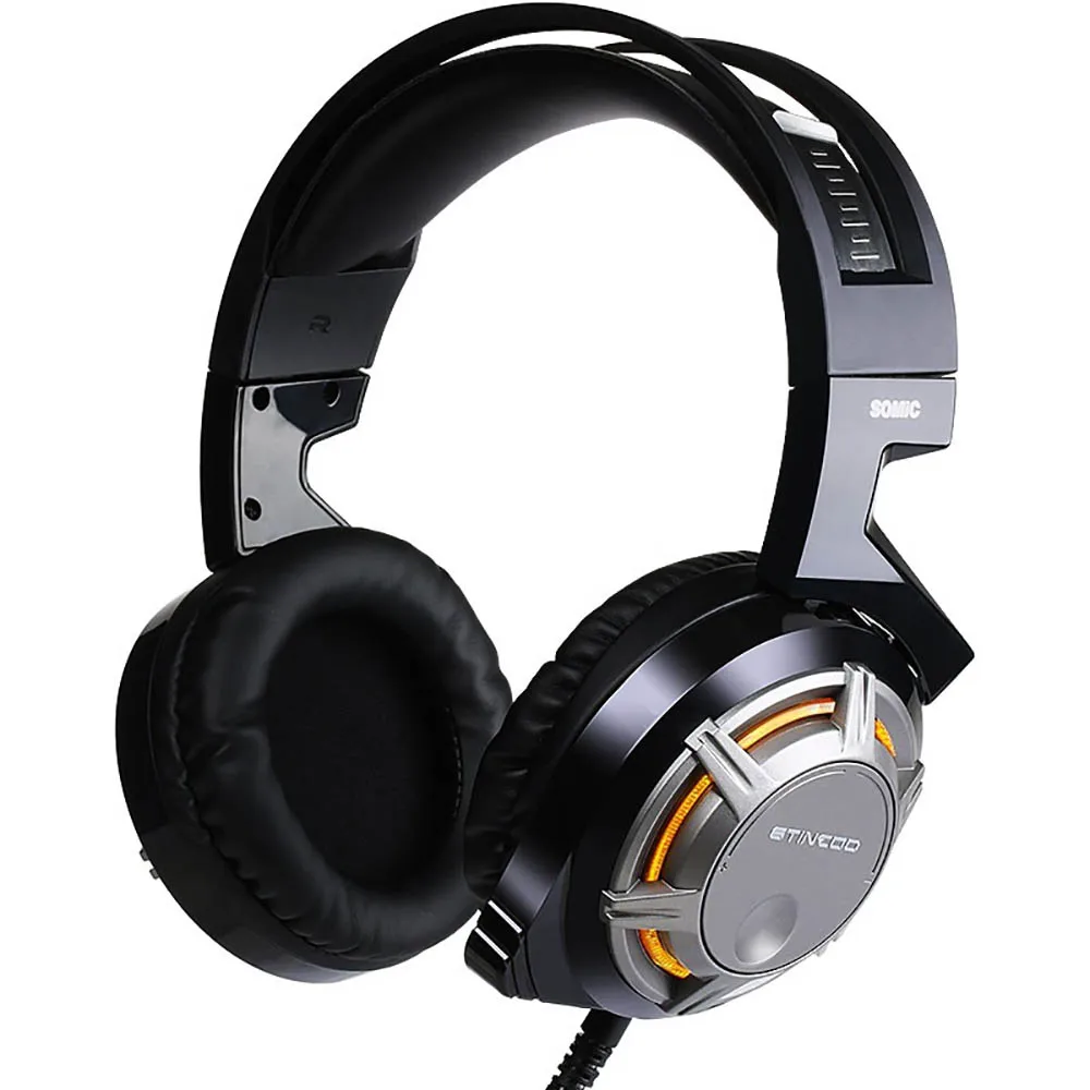 SOMIC G926 без драйвера электронные спортивные Игровые наушники с шумоподавлением геймерская гарнитура с микрофоном светодиодный для сетевое заграждение CG компьютерные игры