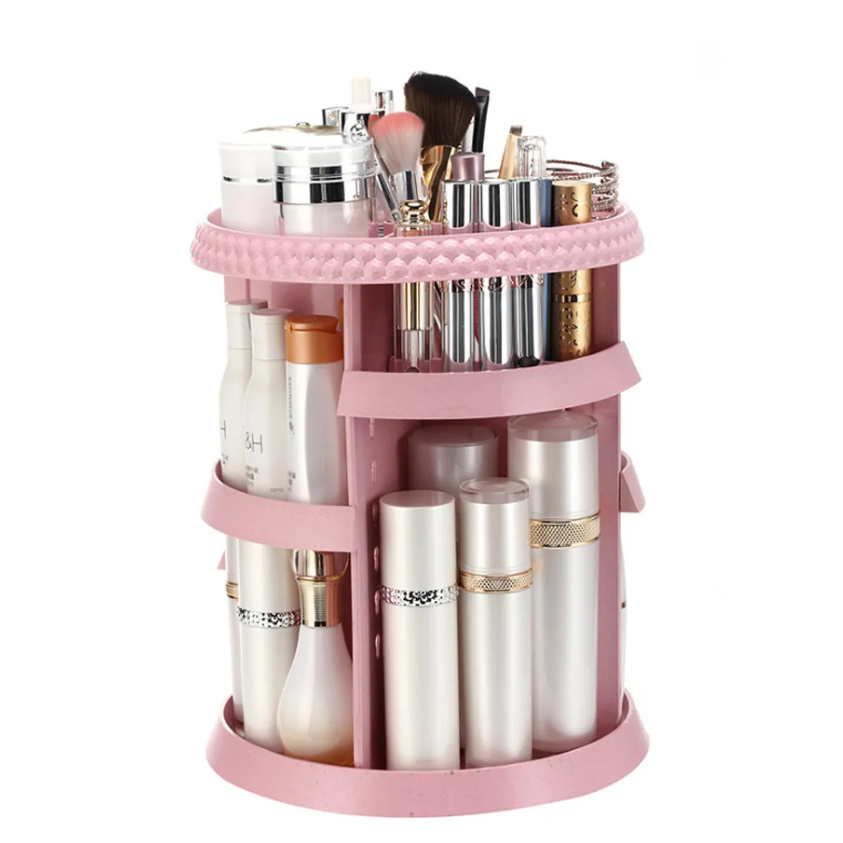 

360 Rotating Multifunction Detachable Makeup Organizer DIY Detachable Rangement Maquillage Adjustable Makeup Storage Holder Rack