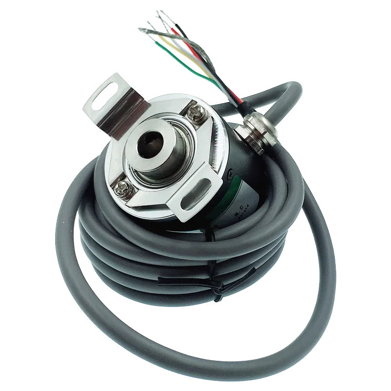 Hollow shaft photoelectric rotary encoder ZKP3808 600 pulse line/2500 2500 line ABZ three-phase 5-24V | Инструменты