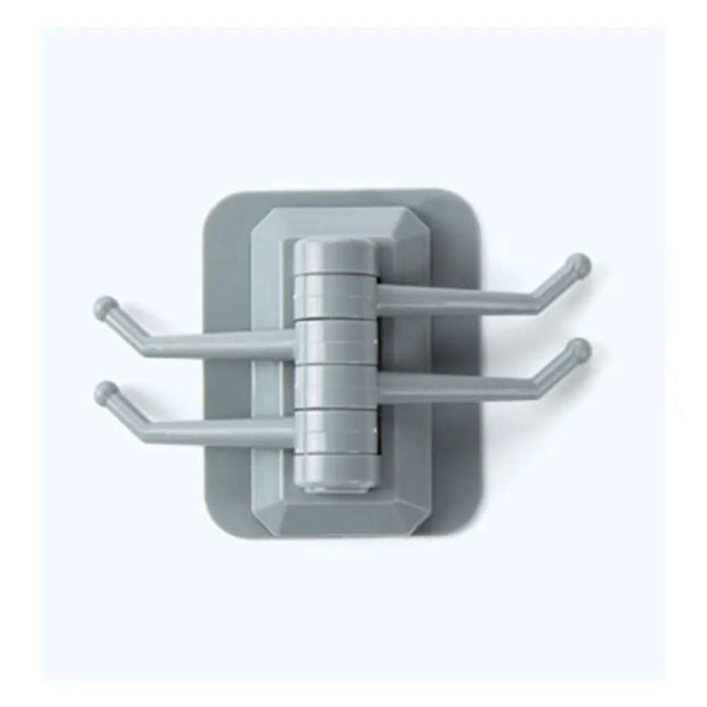 

Rotary hook strong viscose towel rack bathroom wall rack no holes no mark stick hook