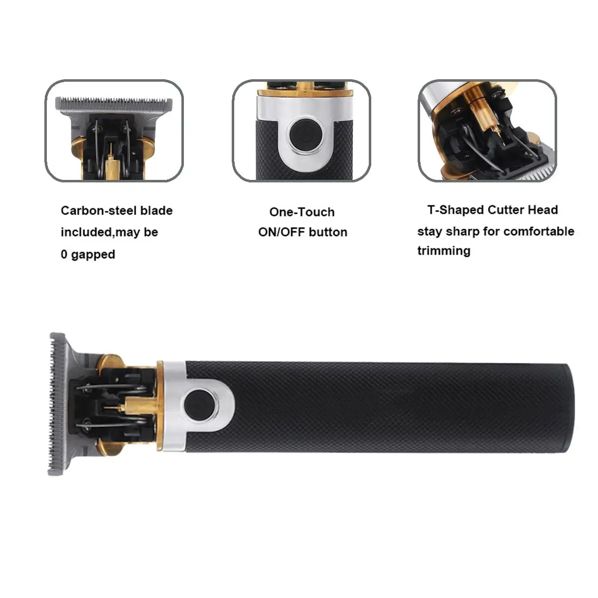 

USB Rechargeable Baldheaded Hair Clipper Electric hair trimmer Cordless Shaver Trimmer Men Barber Hair Cutting Machine