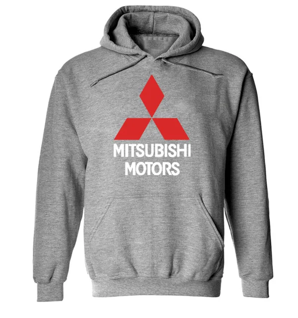 Толстовки для мужчин Mitsubishi с логотипом автомобиля Толстовка принтом Сезон