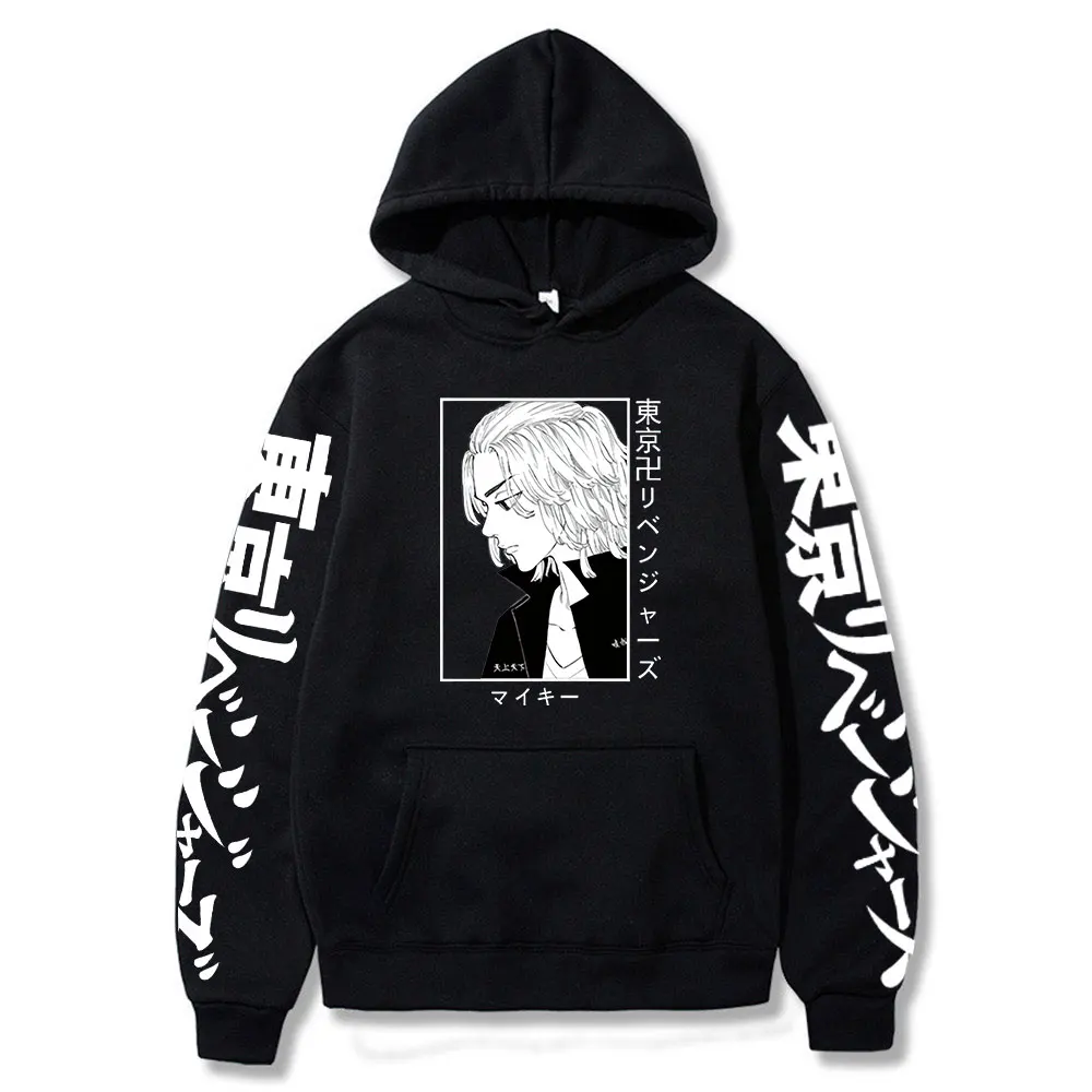 

Hot Tokyo Revengers Hoodie Anime Manjiro Sano Graphic Hoodie for Men Sportswear Cosplay Clothes Vintage Hoodie Men Fashion