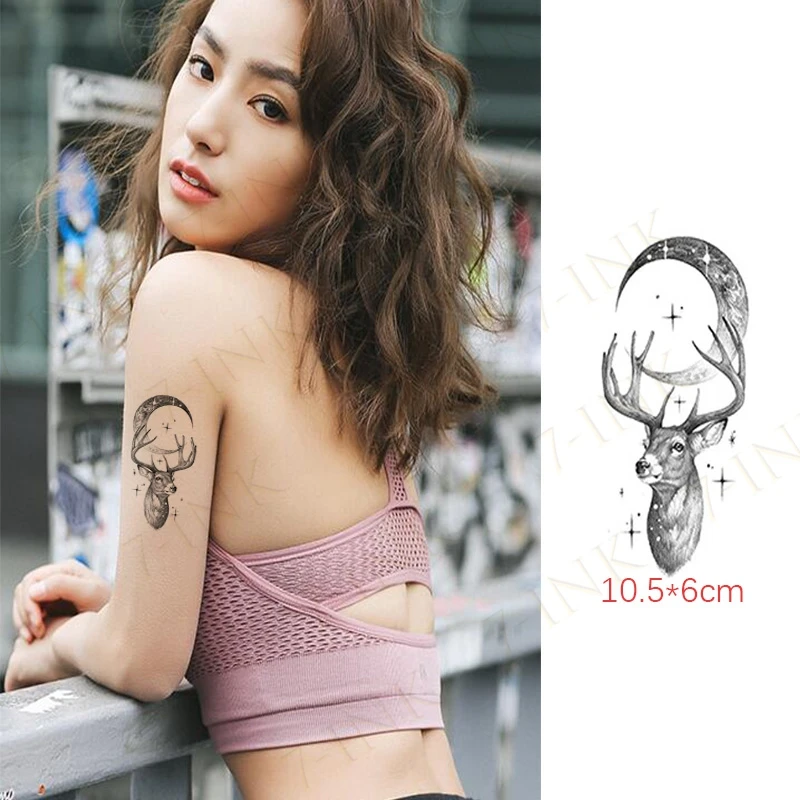 Водонепроницаемый временная татуировка Стикеры милые привлекательные чехлы с