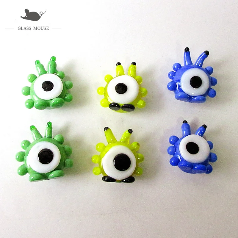 

Decorative Figurines Miniature glass Alien ornaments japan Style Home Fairy garden decor lovely handmade crafts glass statues X6