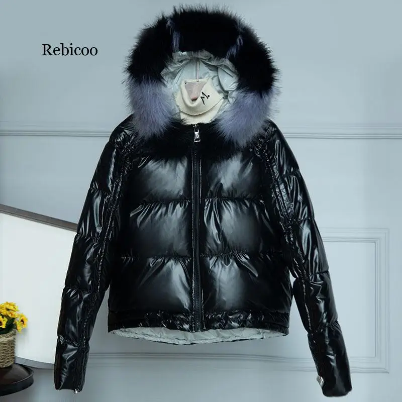 

Winter Jacket Women Fur Collar Parka Ladies Puffer Jacket Winter Coat Women Elegant Feminine Coat Cotton Padded Womens Jacket