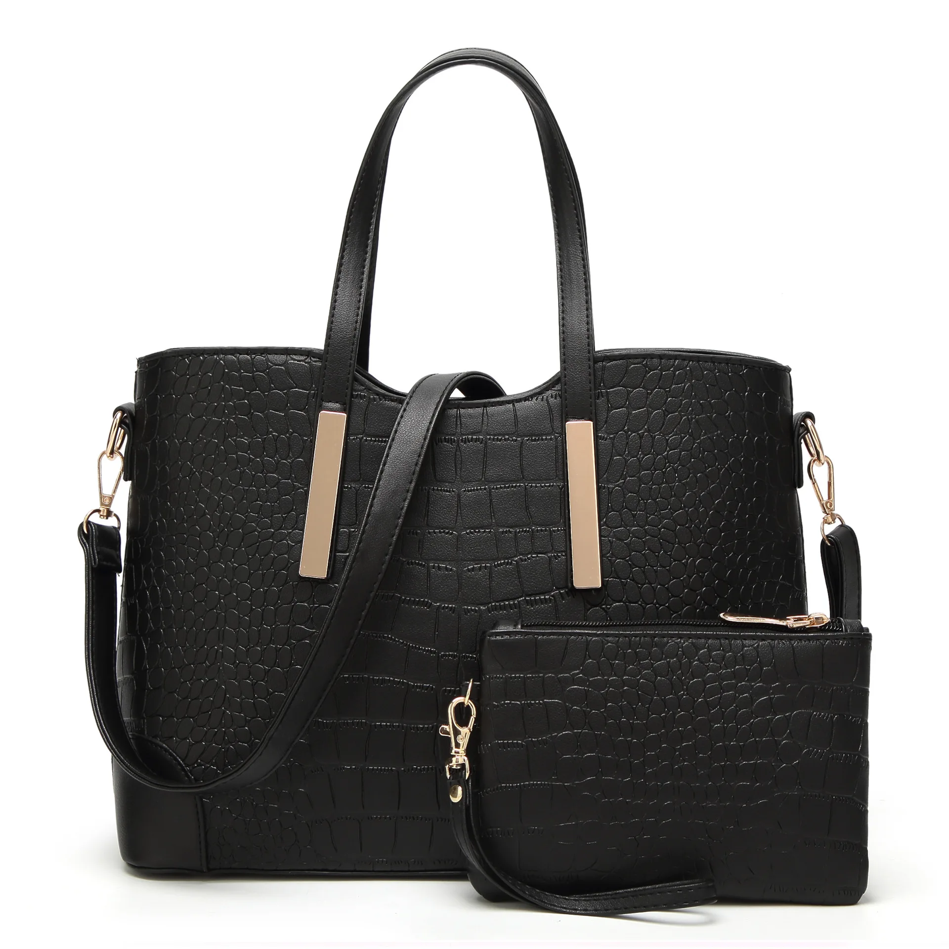 Женские сумки 2 комплекта из искусственной кожи модные дизайнерские на плечо