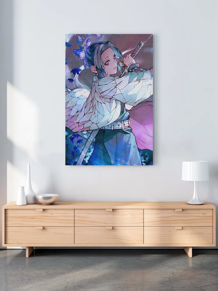 Shinobu Kocho Demon Slayer Kimetsu no Yaiba Настенный декор на холсте постеры для гостиной декоративная картина для спальни