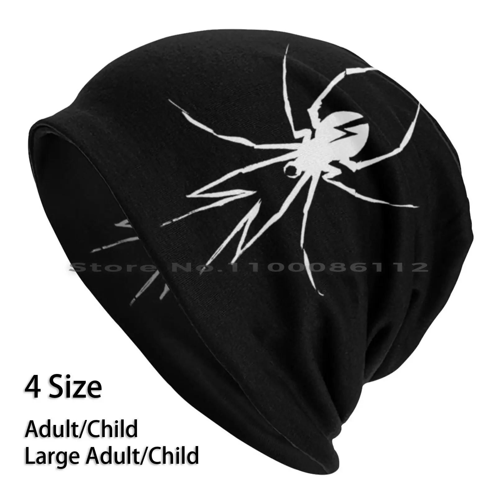 

White Spider Beanies Knit Hat Spider Mcr Emo Punk Venom Thanks Sad Forever Teenagers Flash Killjoys Black Star Frank Iero