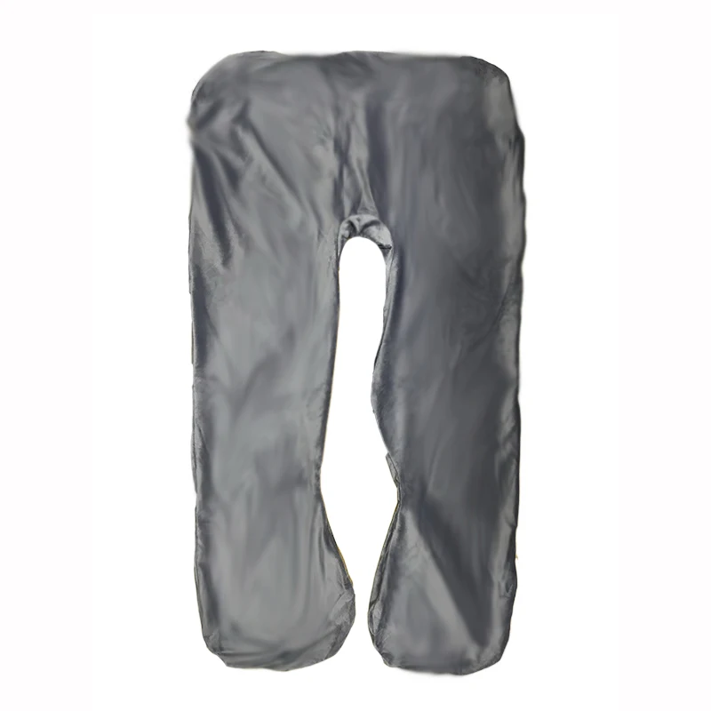 Fleece Grey Чехол для подушки для беременных, для сна, для беременных женщин, постельные принадлежности, для всего тела, u-образная наволочка, длинный Чехол, многофункциональный для беременных - Цвет: Fleece Grey