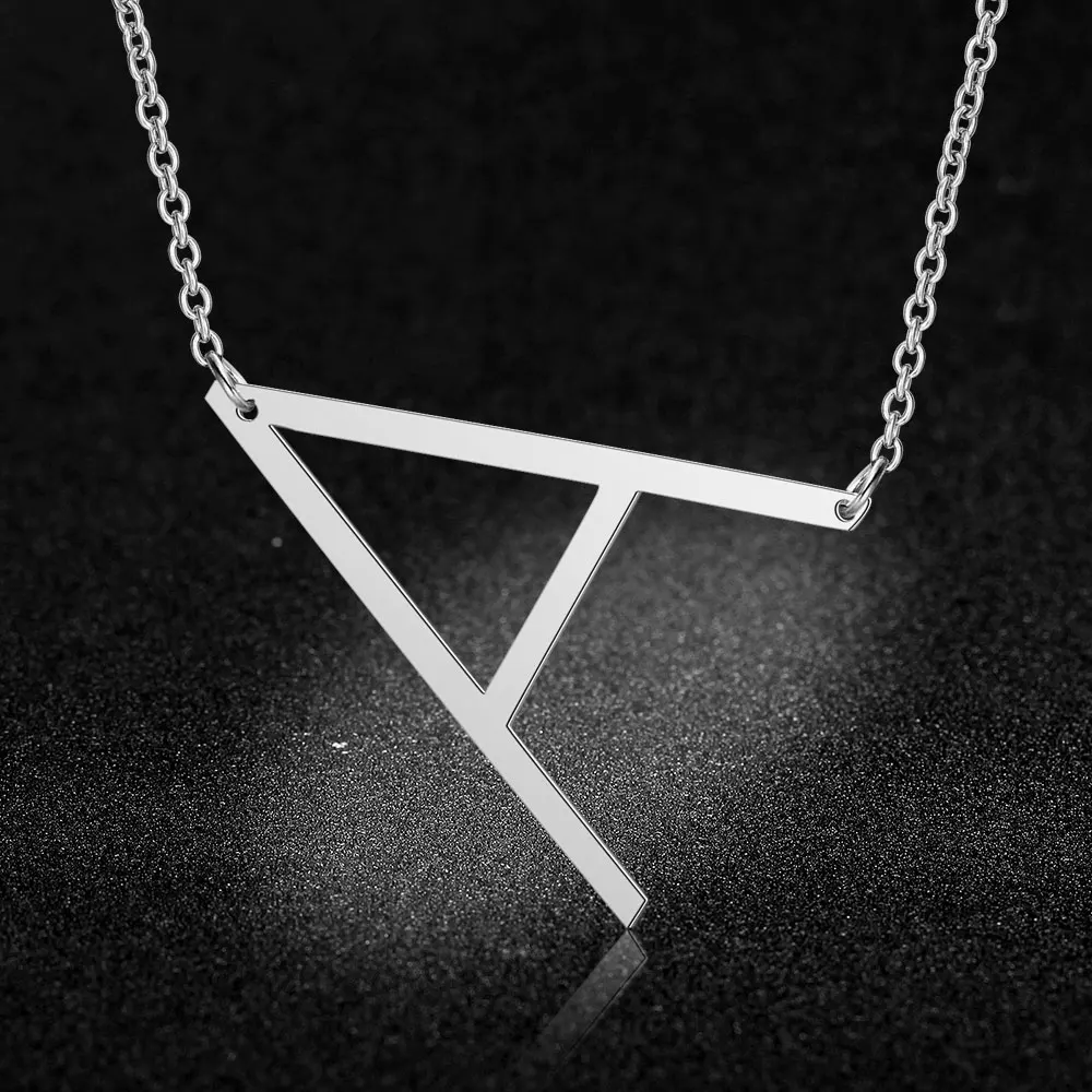 

Unique Star Women Fashion Initial Necklace Wholesale Stainless Steel Letter Necklaces Letters Jewelry Dropshipping