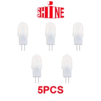 5pcslot super bright g4 1 4w with pc cover 12v smd2835 led lamp light