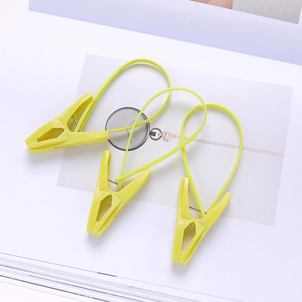 

12pcs Multicolor Plastic Clothes Laundry Pegs Wind Proof Multifunctional Towel Clips Random Color